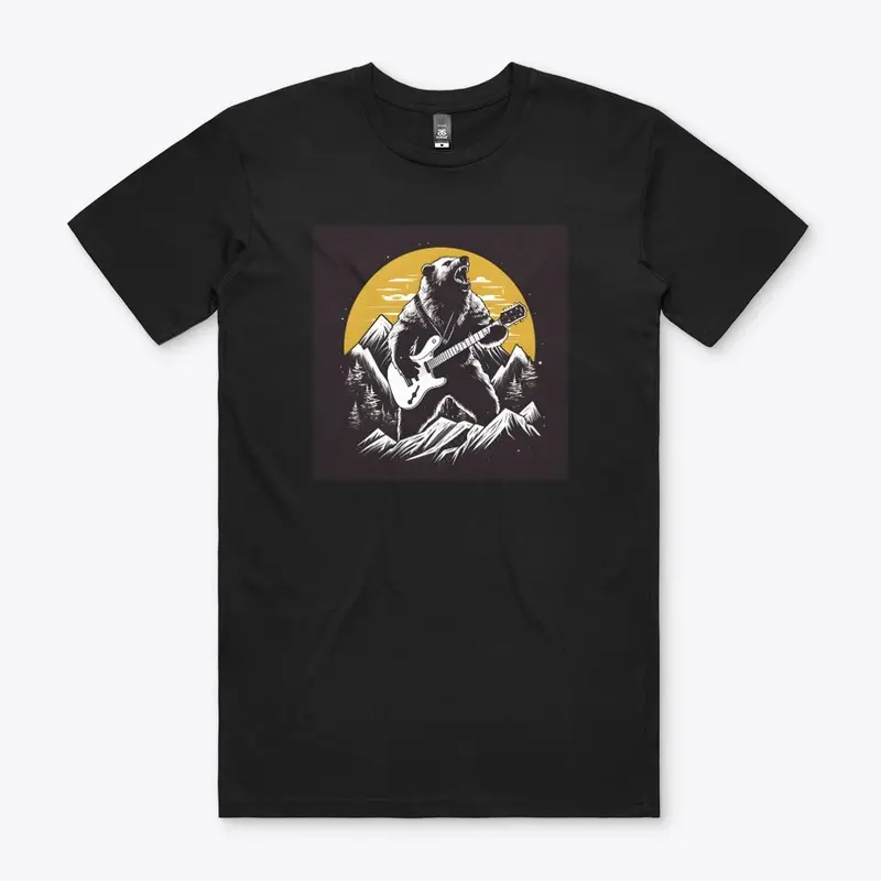 Bear Playing Guitar Shirt 