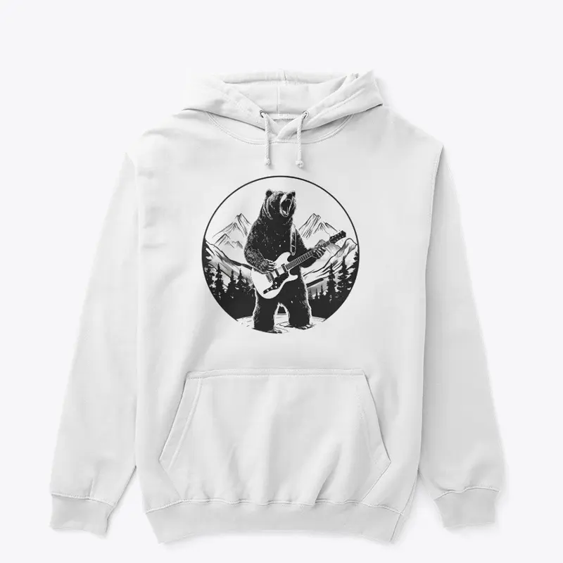 Wild Bear Rockstar Guitarist Shirt