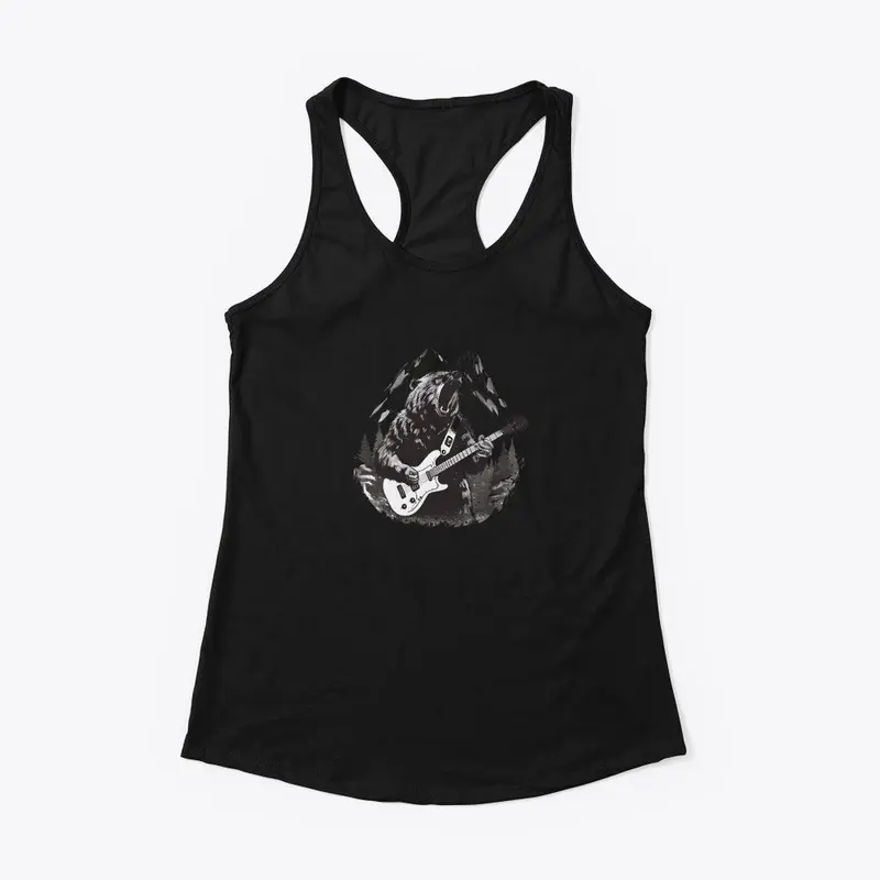 Wild Bear Rockstar Guitarist Shirt