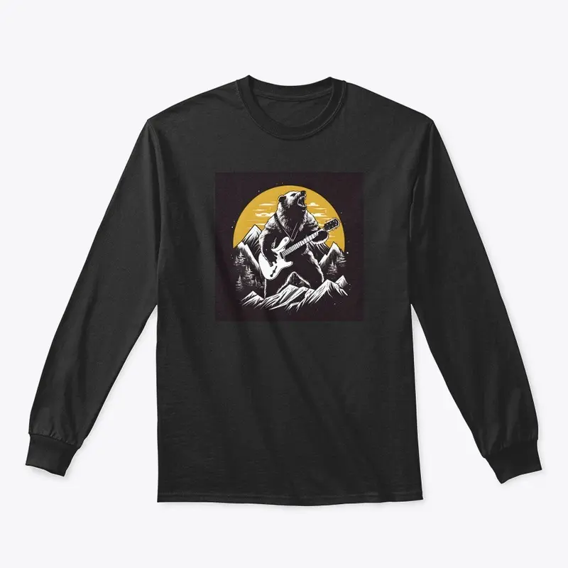 Bear Playing Guitar Shirt 